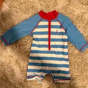Infant boys swimsuit romper